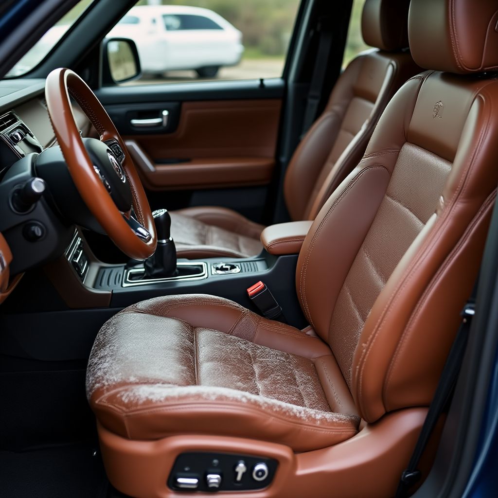 Čištění kožených sedaček