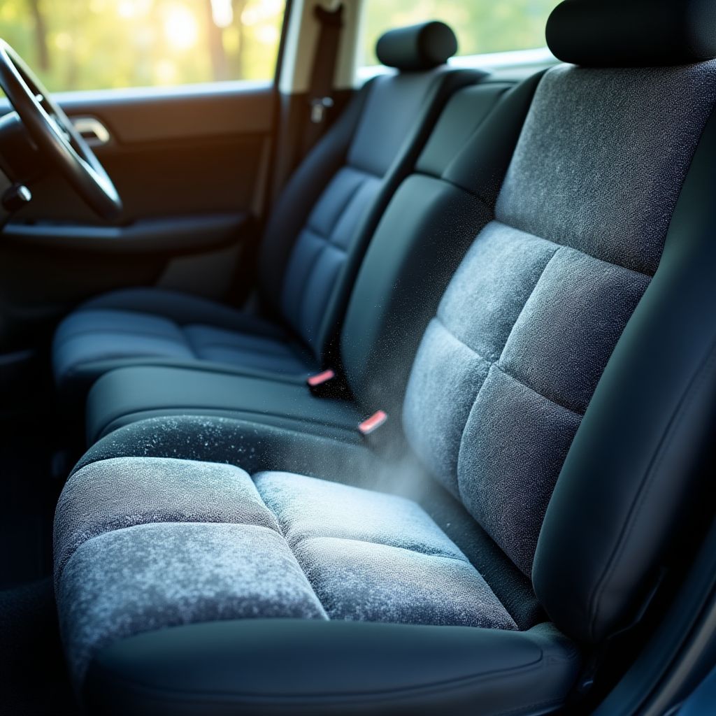 Čištění čalounění auta